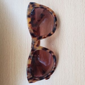Anthropologie tortoise shell acetate sunglasses